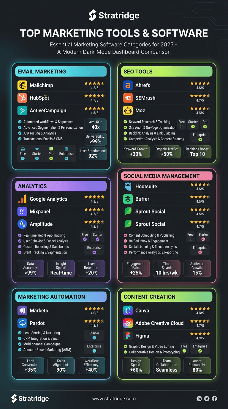 Top Marketing Tools and Software